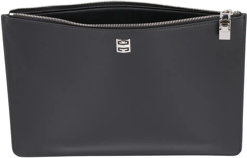 4G Medium Leather Clutch