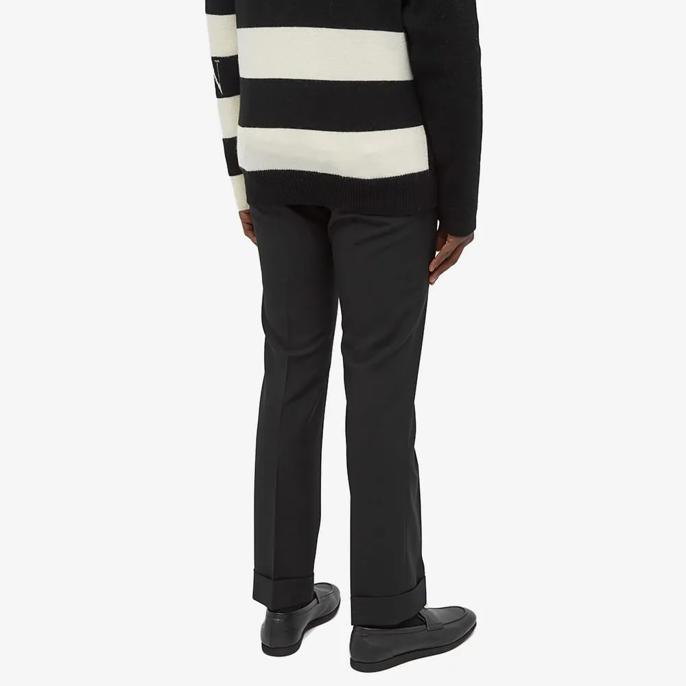 Straight-Leg Tailored Trousers