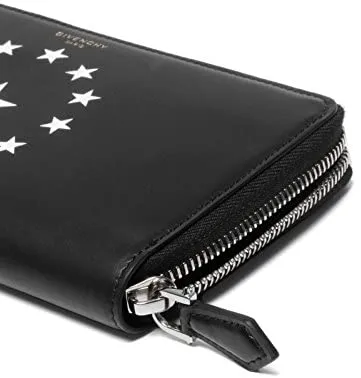 Star Printed Zipper Wallet