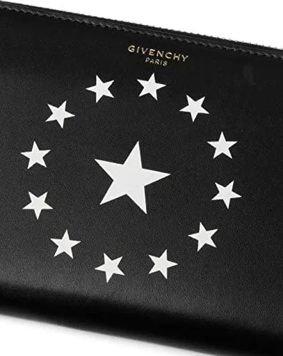 Star Printed Zipper Wallet