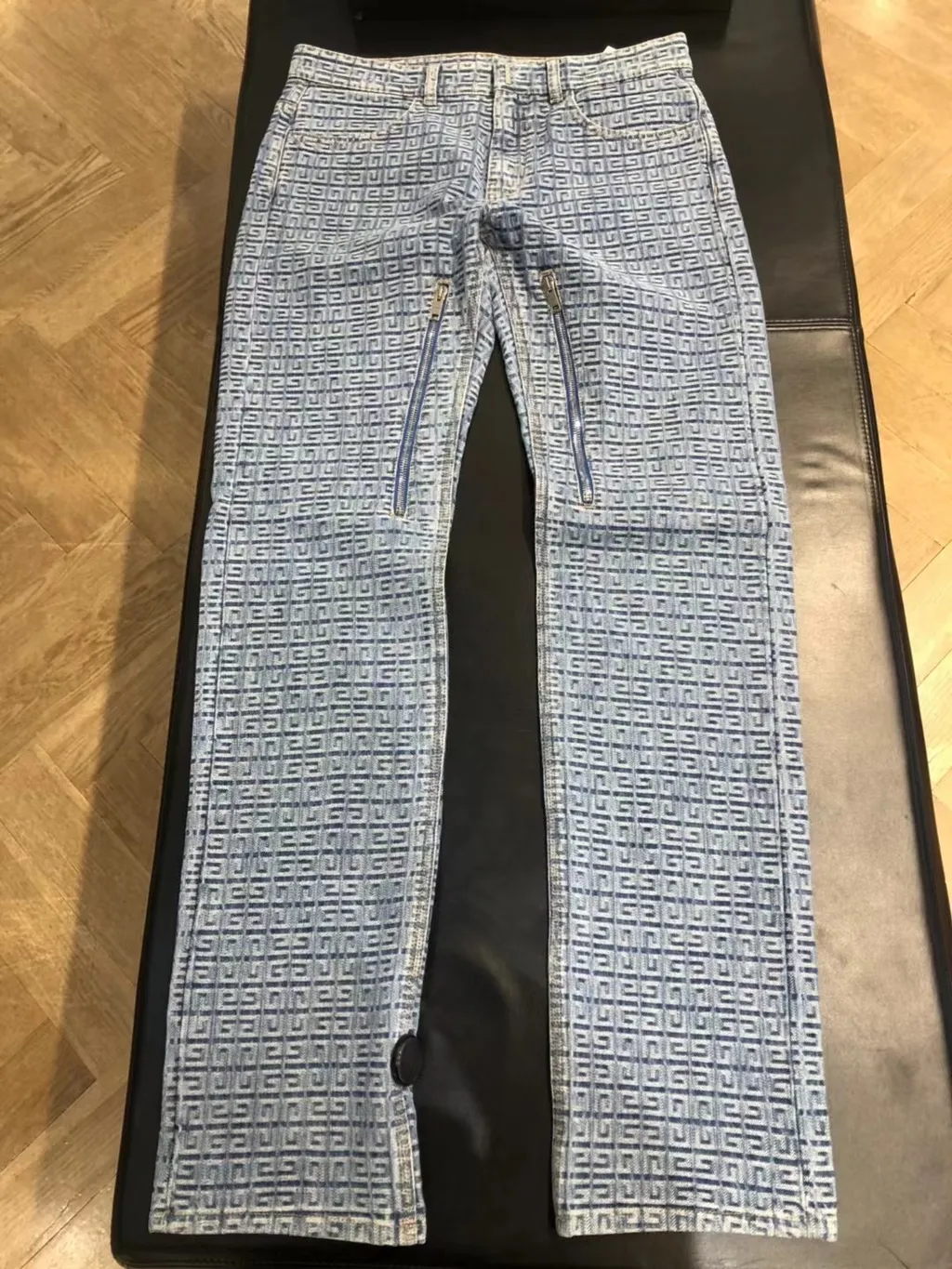 4G Monogram Straight-Leg Jeans