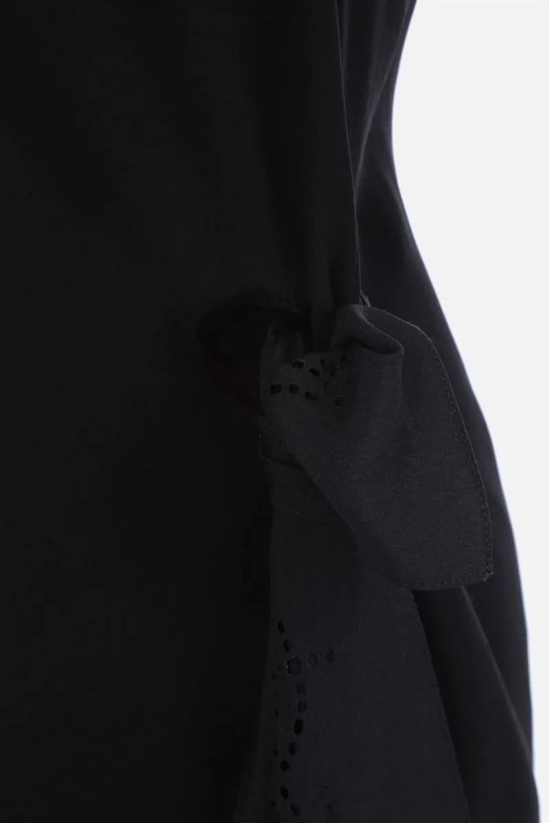 One-Shoulder Laser-Cut Top