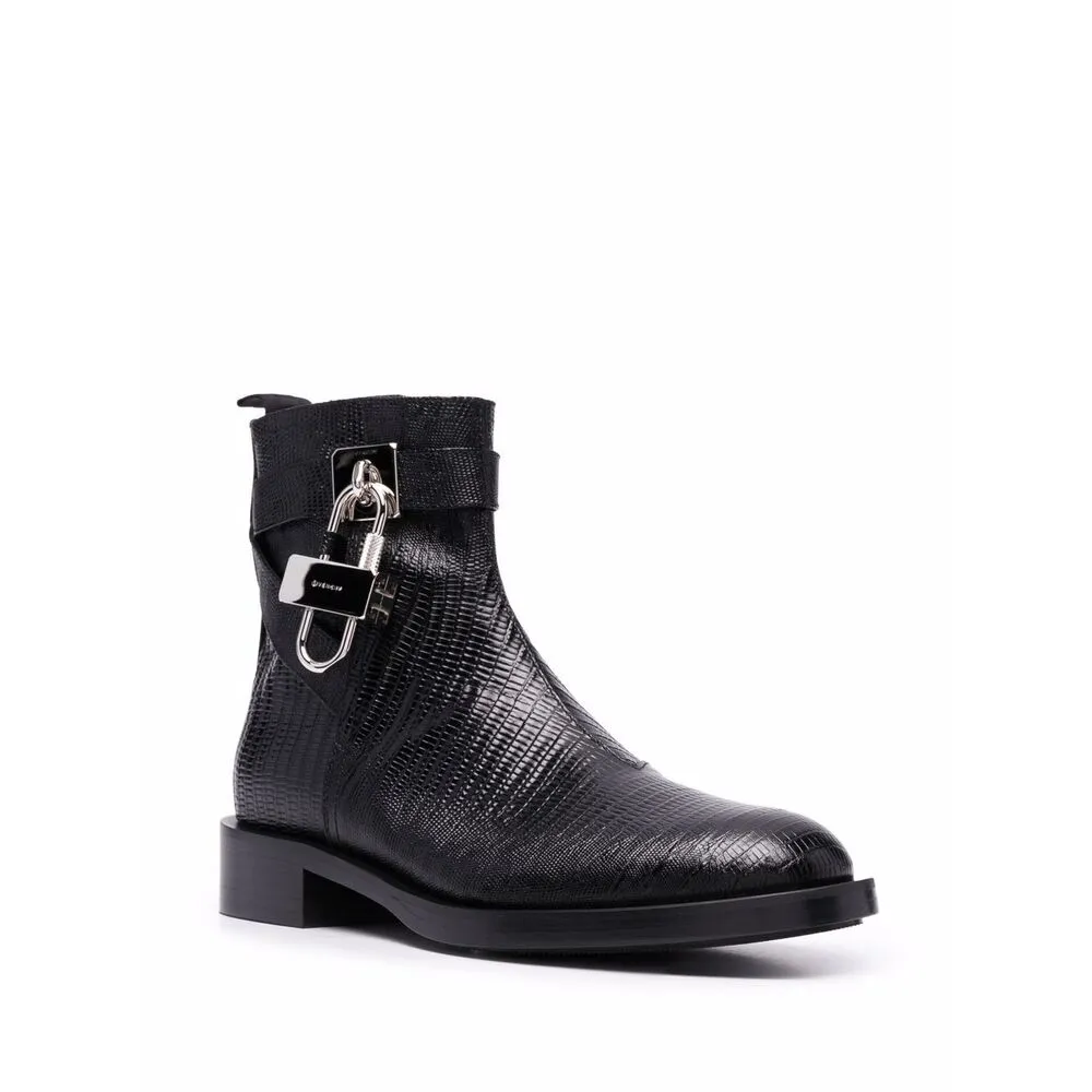Padlock Detail Boots