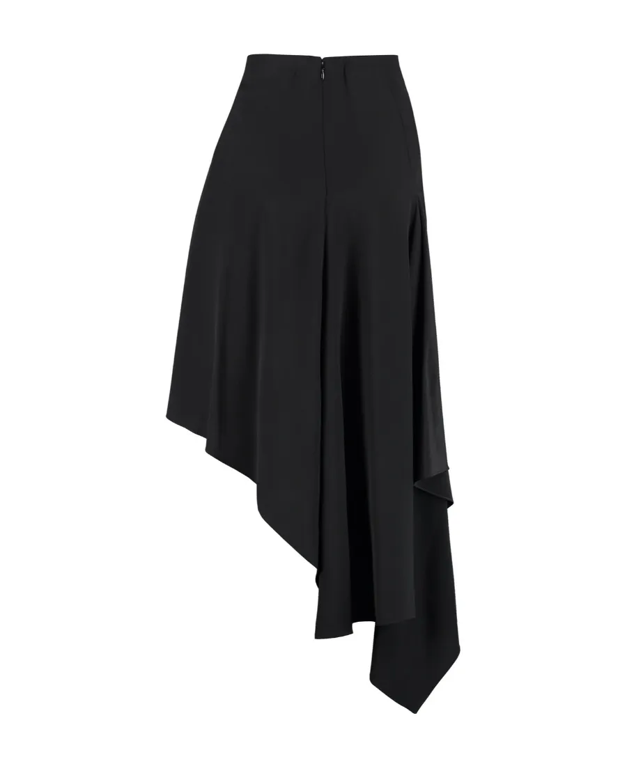 Asymmetric Midi Skirt