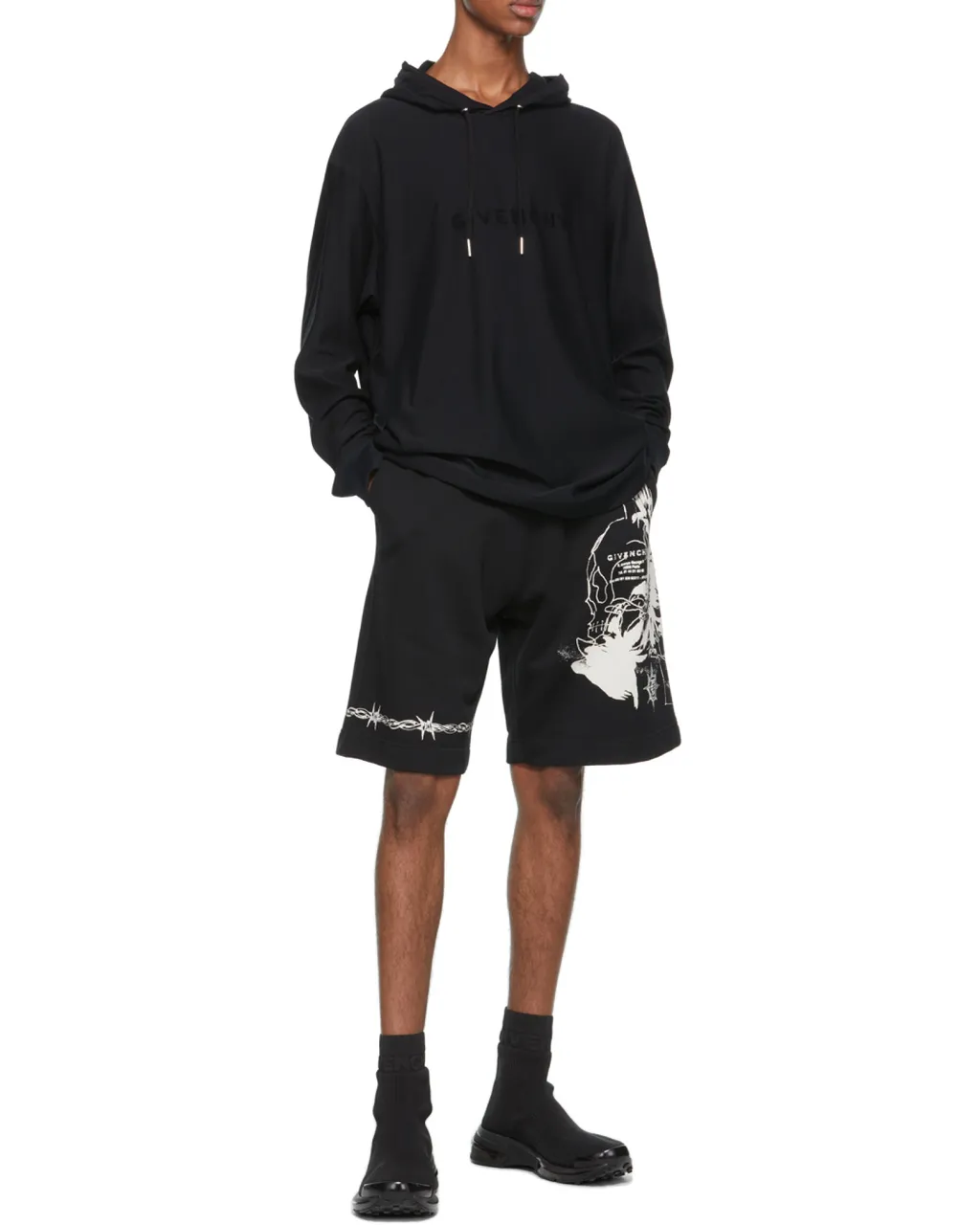 4G Motif Oversized Hoodie