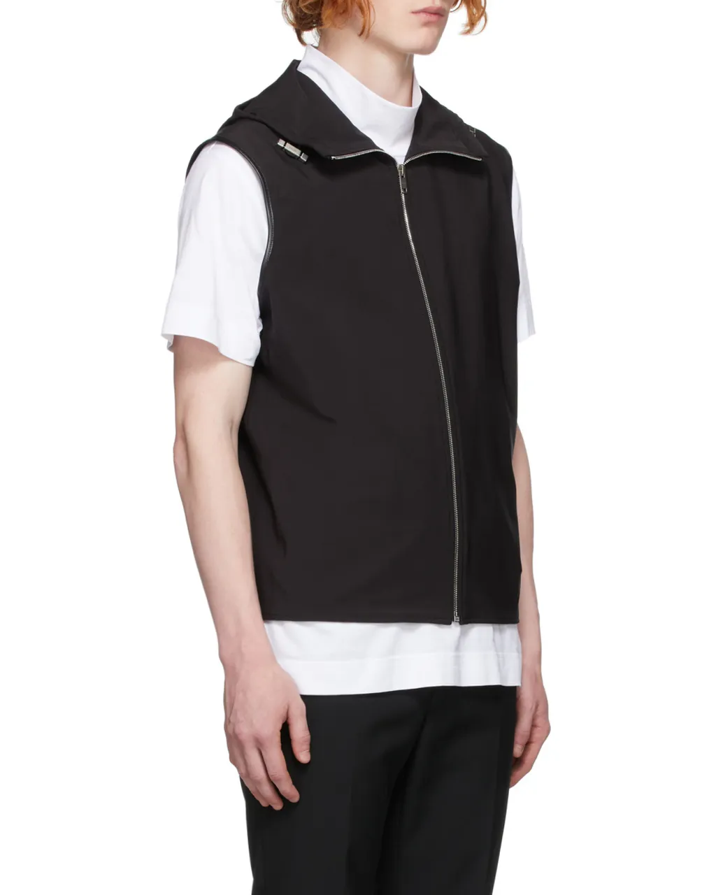 Single-Breasted Layered Blazer
