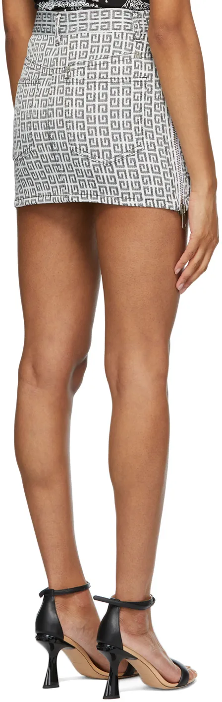 4G Jacquard Mini Skirt