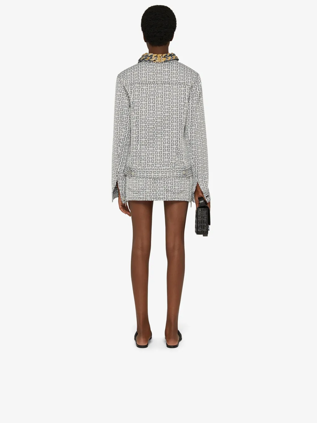 4G Jacquard Mini Skirt