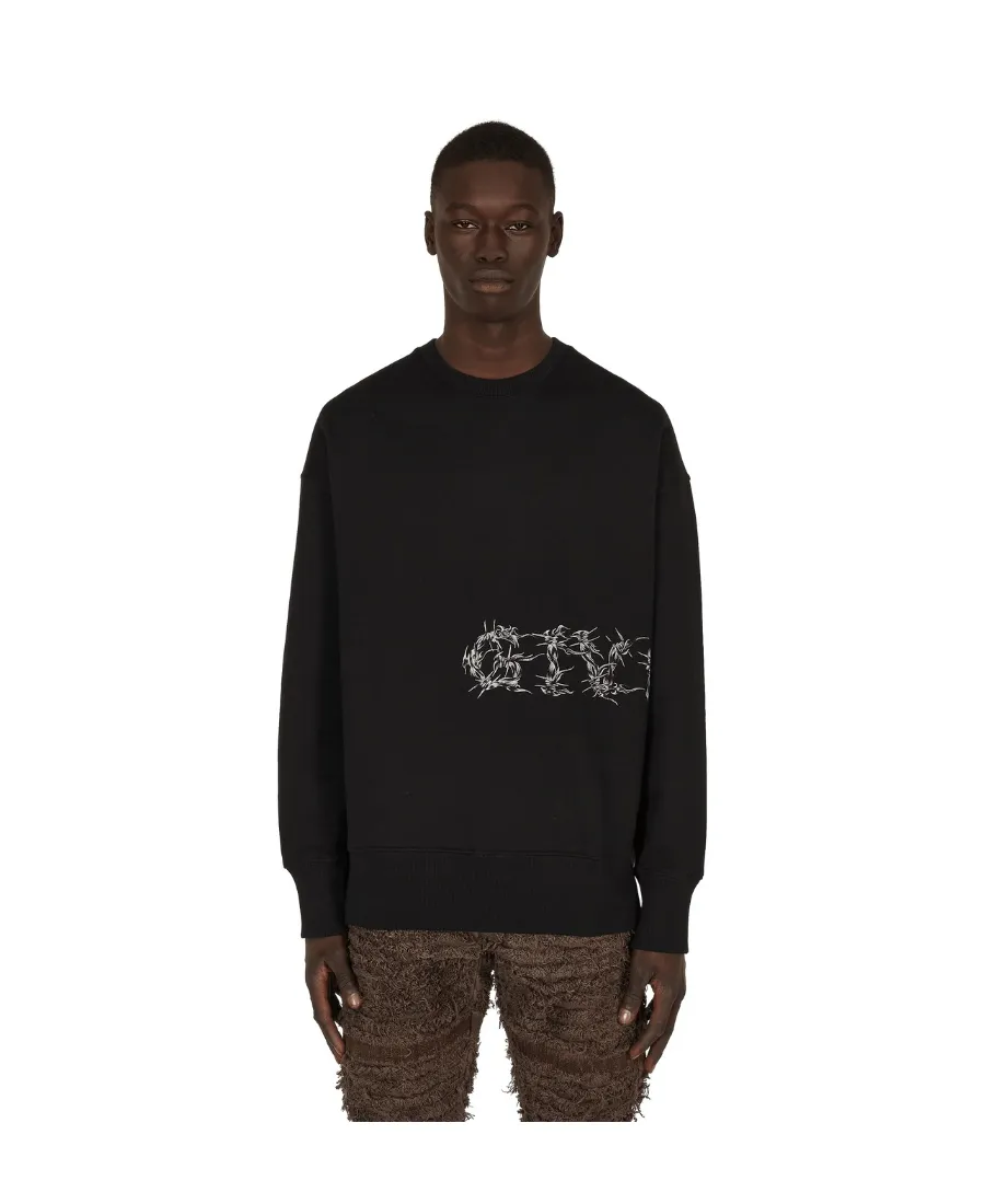Barbed Wire Crew-Neck Sweatshirt