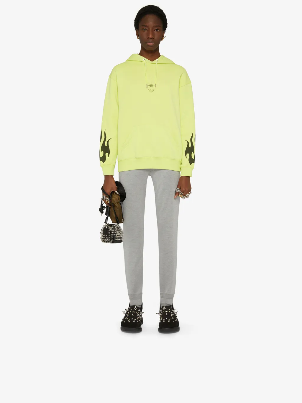 Flame Printed Hoodie