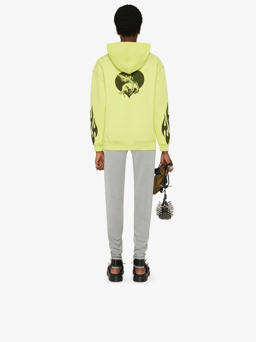 Flame Printed Hoodie
