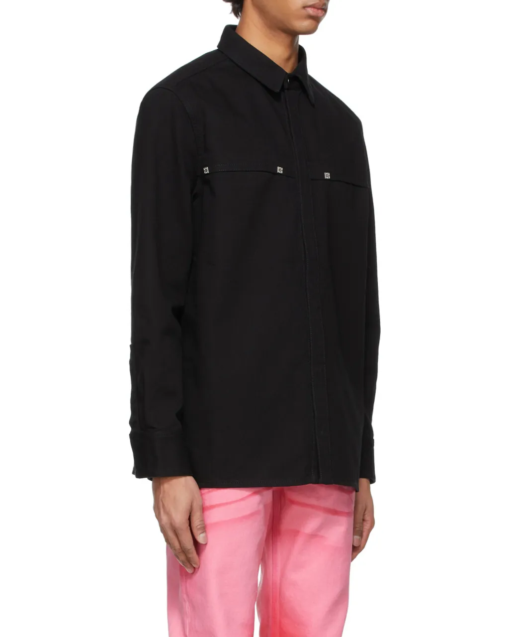 4G Rivet Long Sleeved Denim Shirt