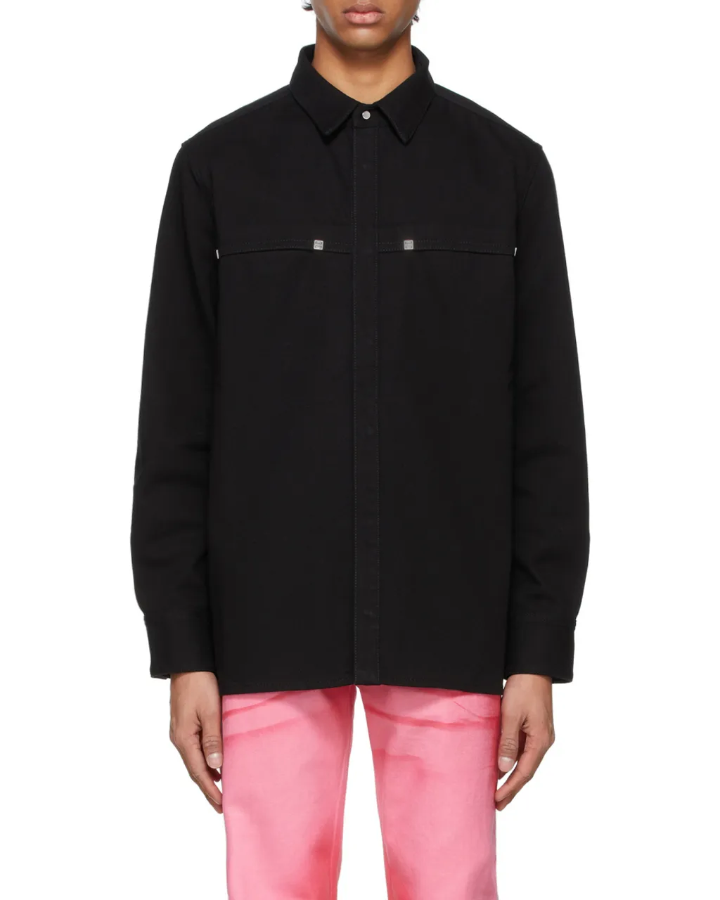 4G Rivet Long Sleeved Denim Shirt