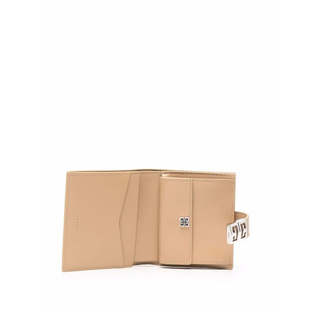 Logo-Plaque Leather Purse
