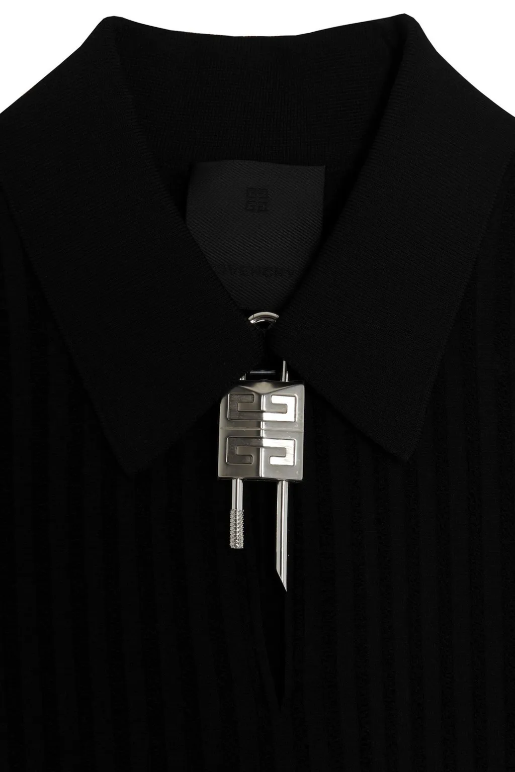 4G Padlock Knitted Polo Shirt