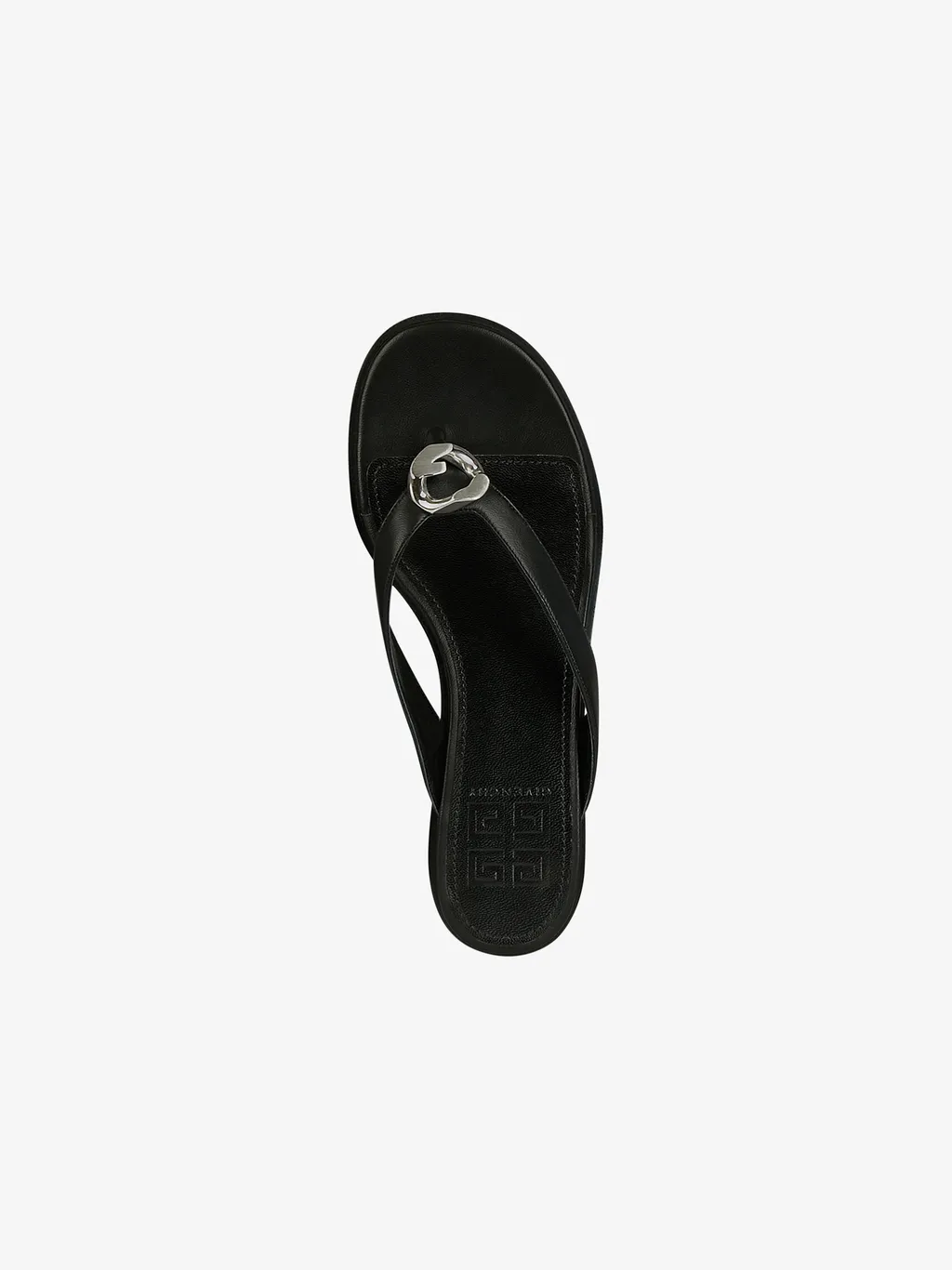 G Chain Buckle Sandals