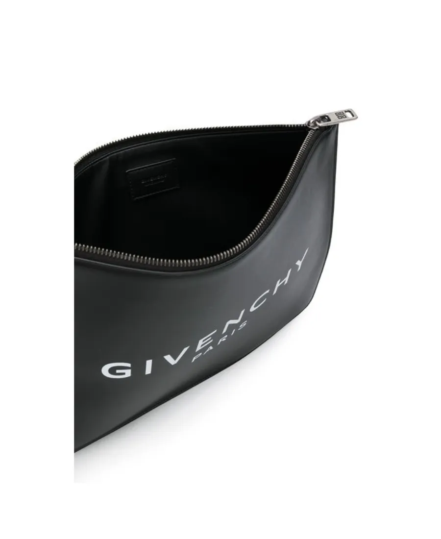 Large Logo Print Pouch