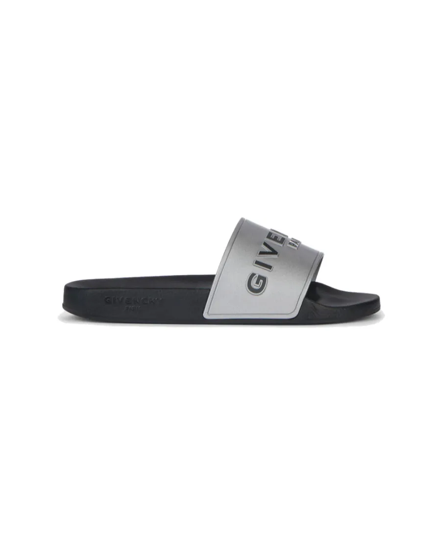Metallic-Effect Logo-Detail Slides