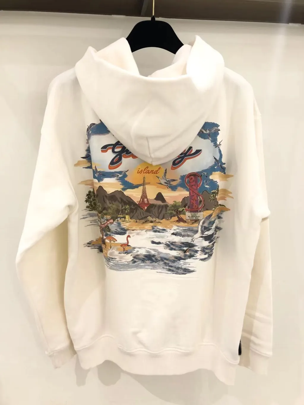 Island Graphic Printed Hoodie