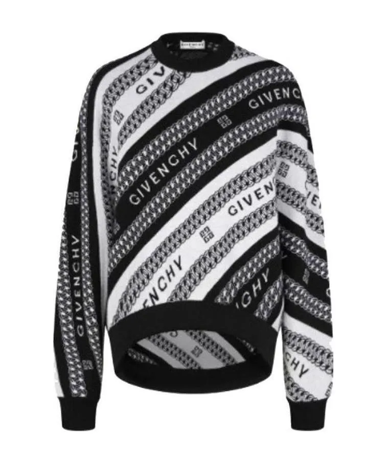 Intarsia-Logo Crewneck Jumper