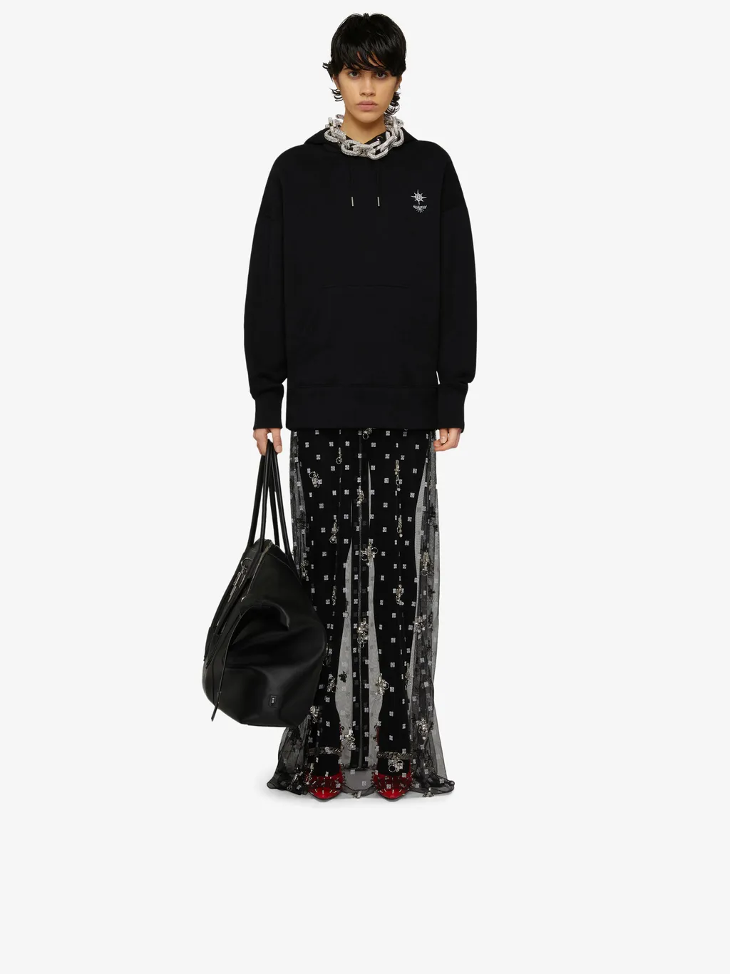Graphic Printed Oversized Hoodie