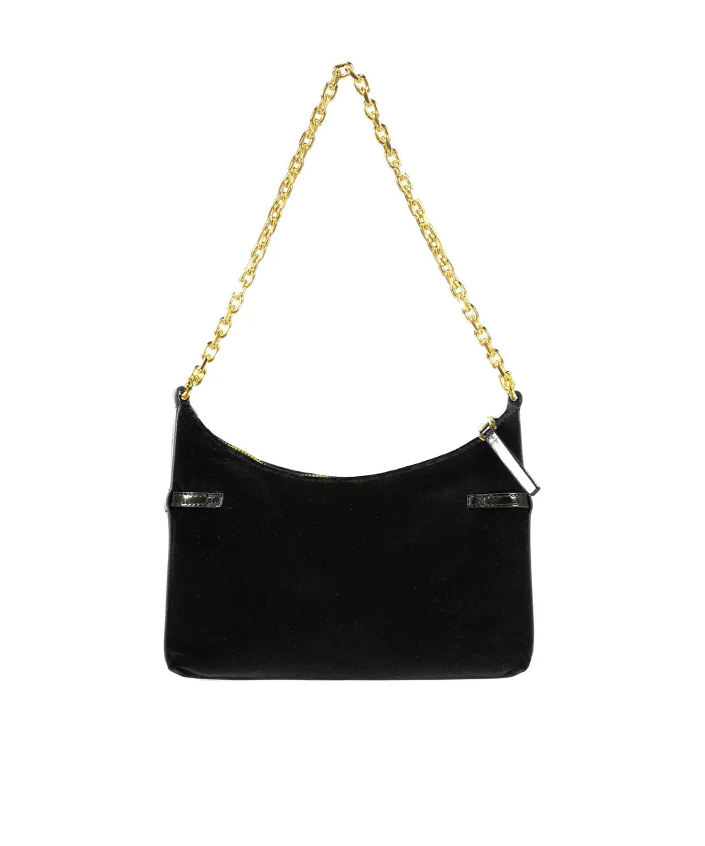 Voyou Velvet Shoulder Bag