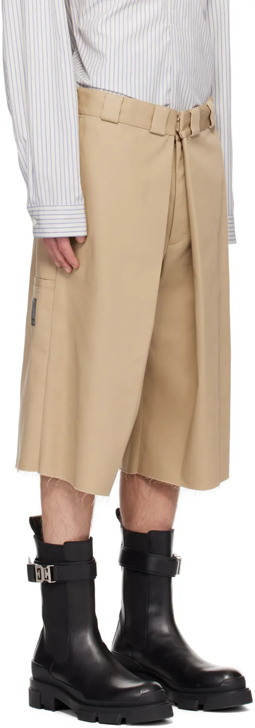 Raw Bottom Chino Bermuda Shorts