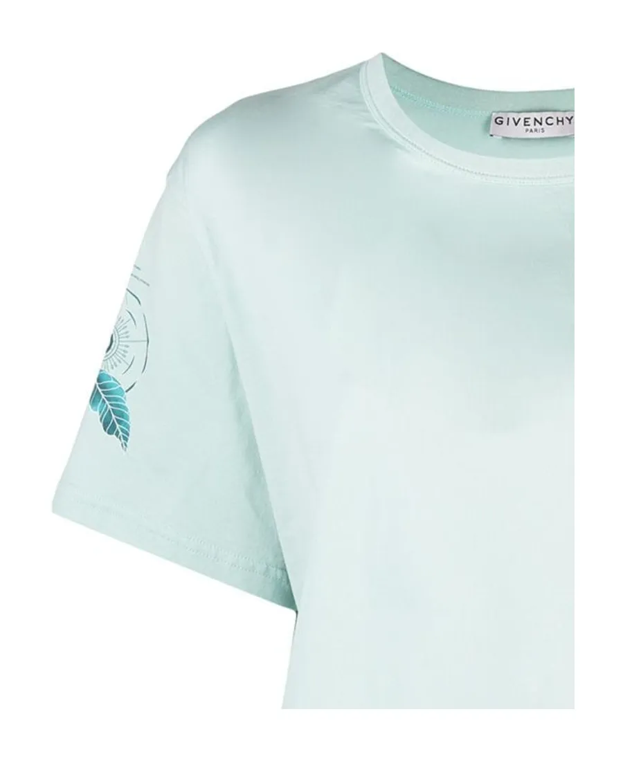 Floral Schematics Printed T-Shirt