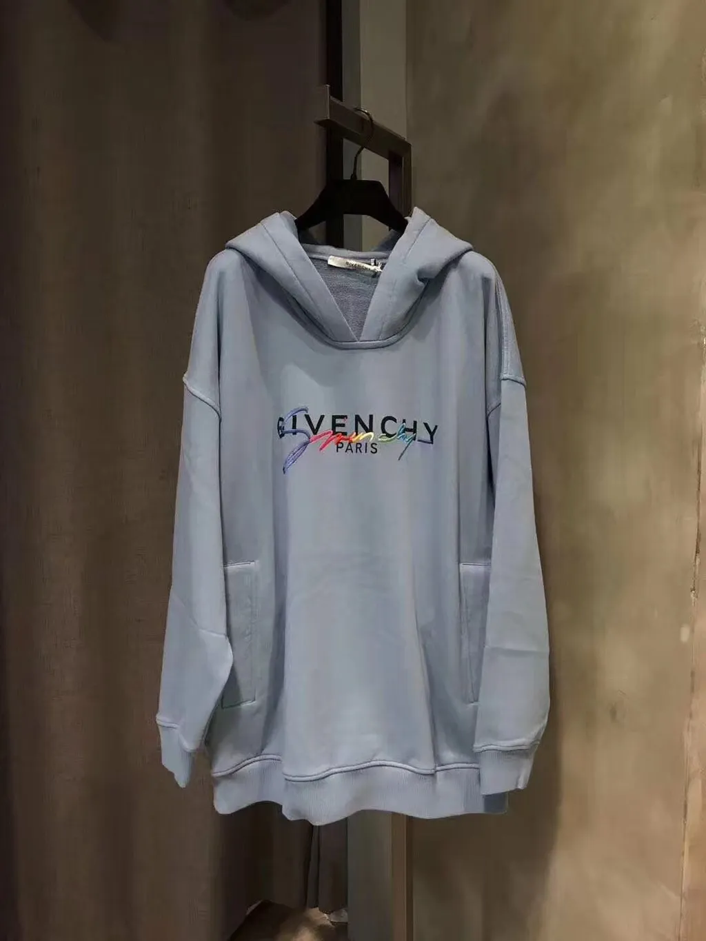 Logo Printed Hooded Sweater
