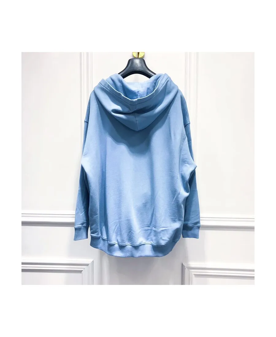 Logo Printed Hooded Sweater