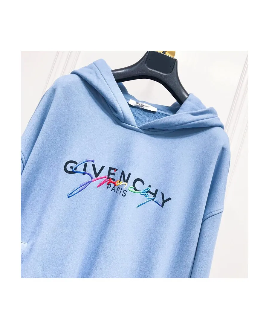 Logo Printed Hooded Sweater
