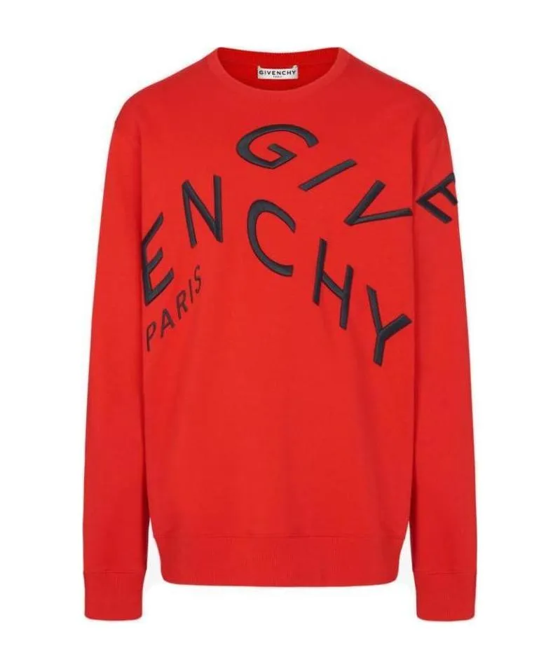 Embroidered-Logo Long-Sleeve Jumper