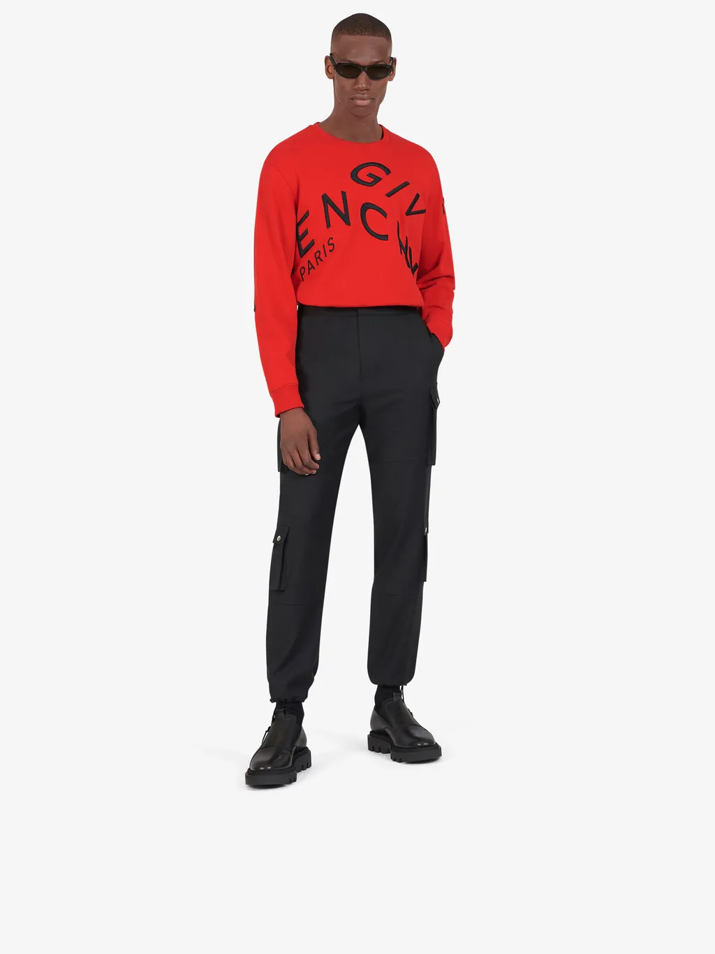 Embroidered-Logo Long-Sleeve Jumper