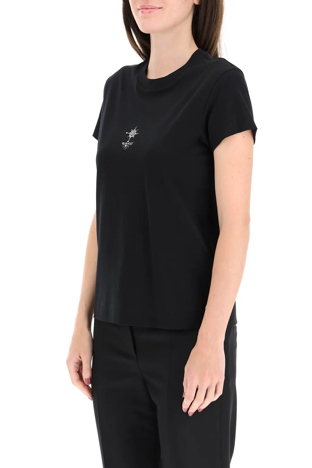 Metallic-Embroidery T-Shirt