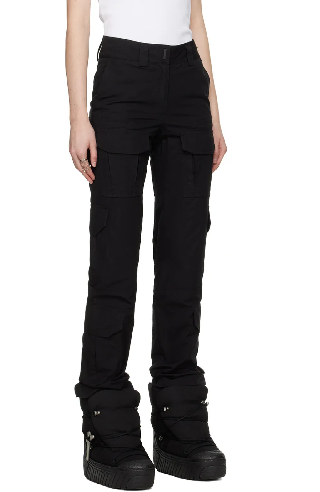 Logo Plaque Cargo Trousers