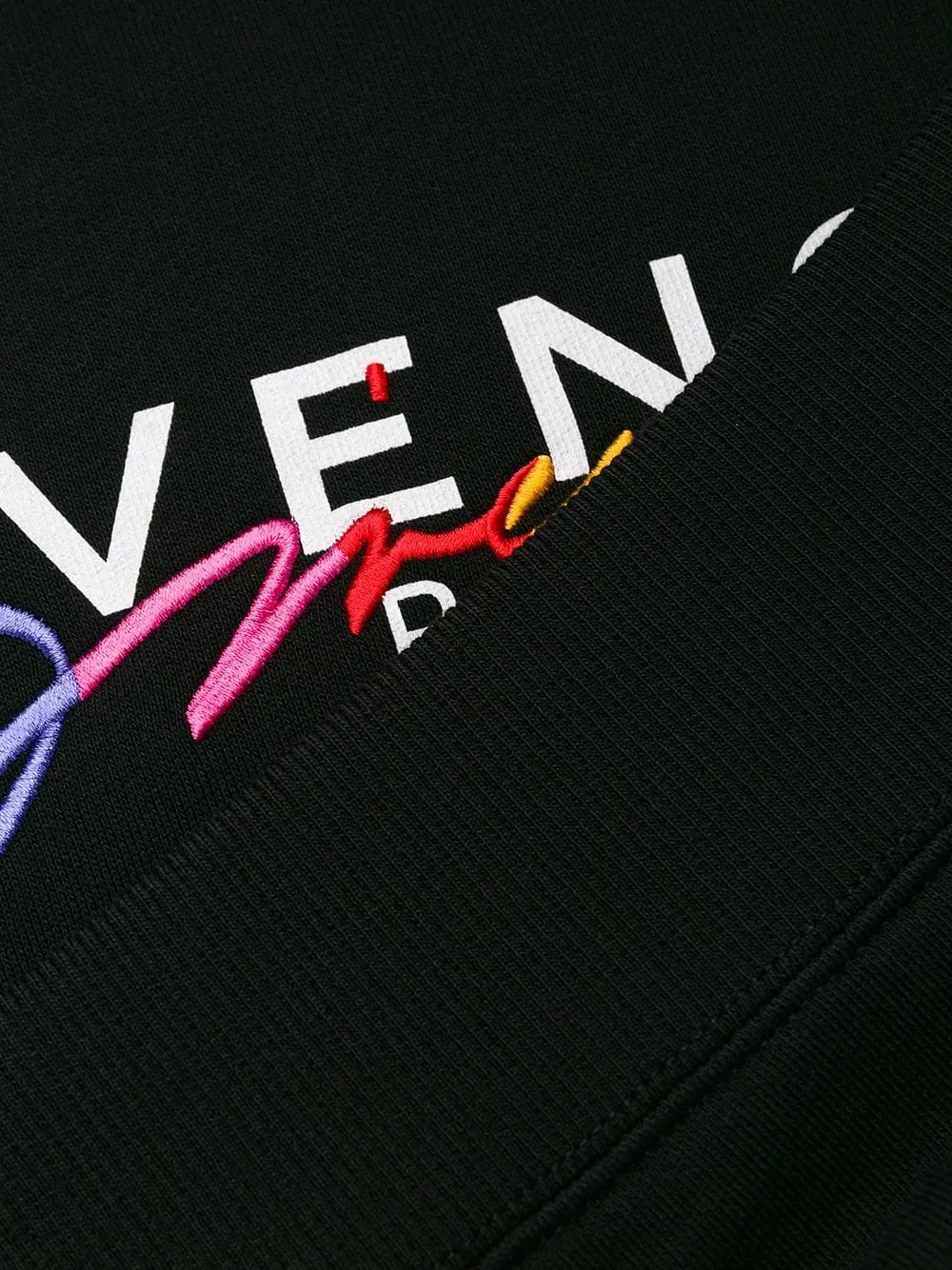 Rainbow Embroidered Logo Sweater