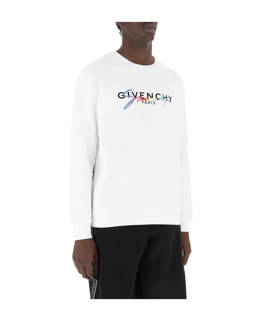 Rainbow Embroidered Logo Sweater