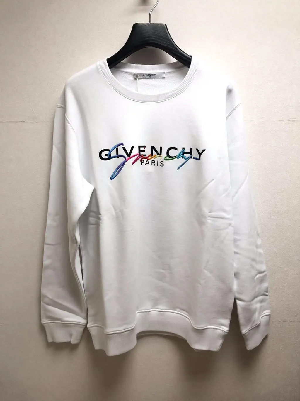 Rainbow Embroidered Logo Sweater