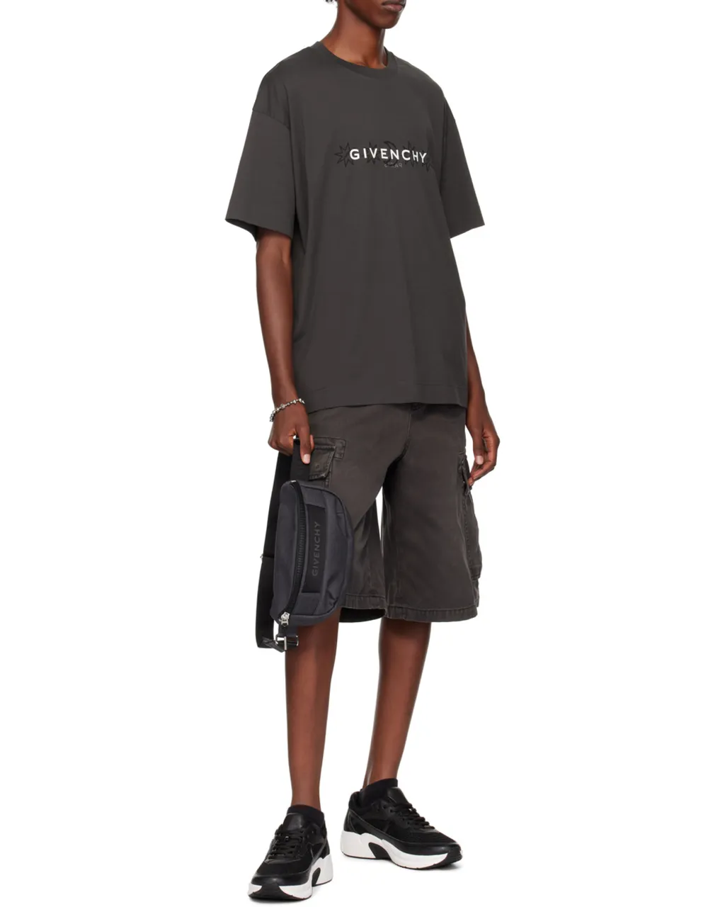 Panelled Low-Top Sneakers