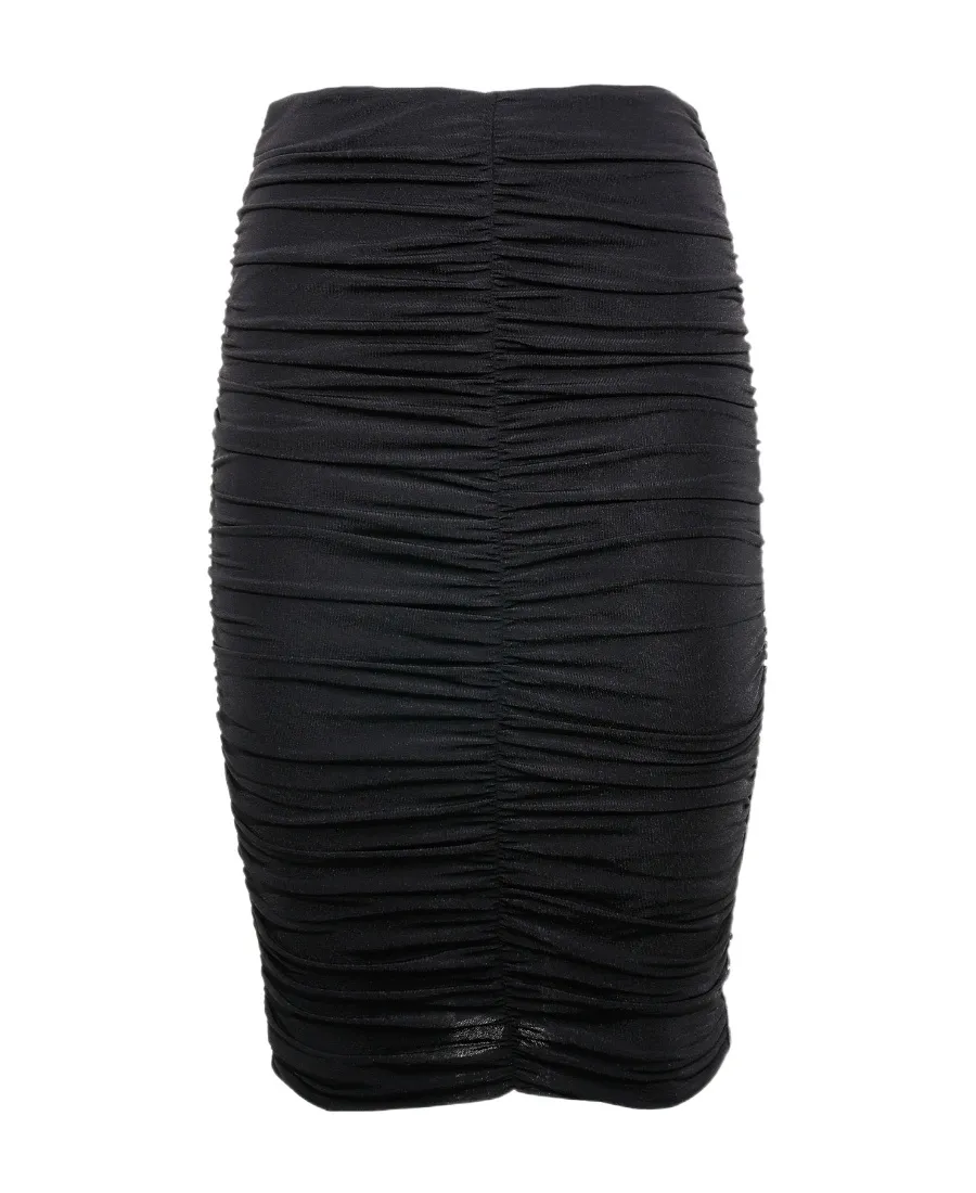 Ruched Midi Skirt