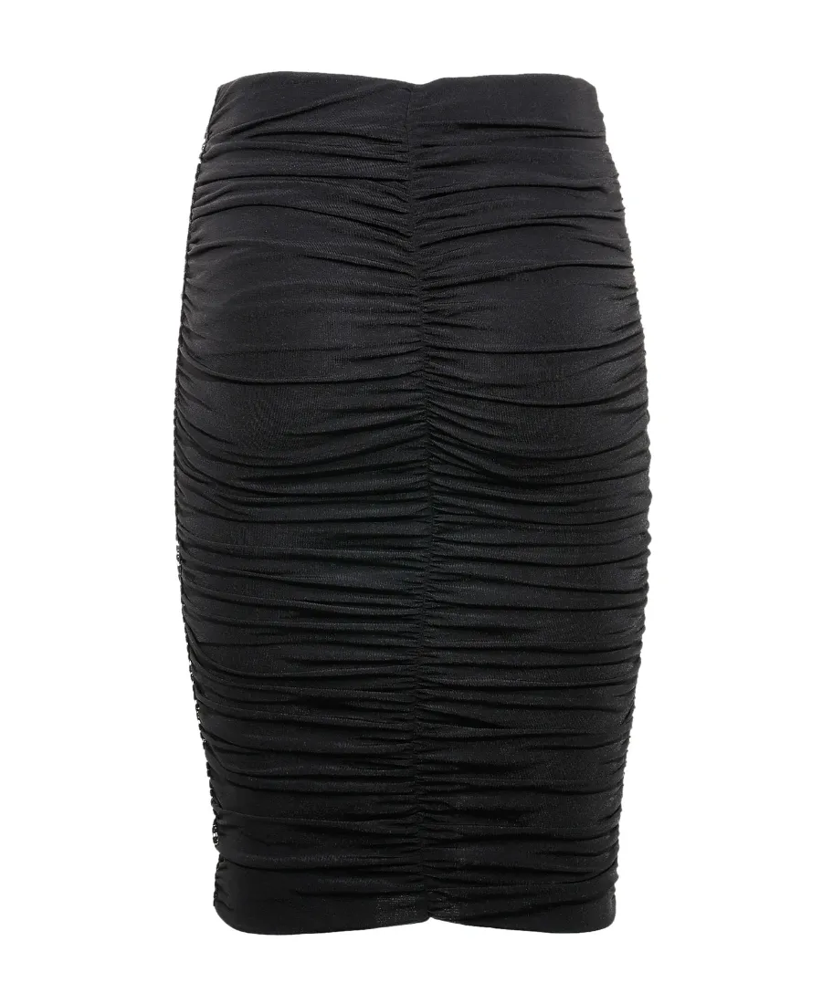 Ruched Midi Skirt