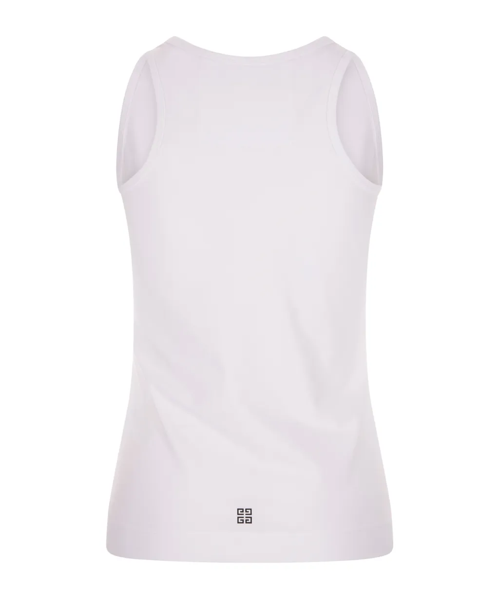 Logo Printed Crewneck Tank Top