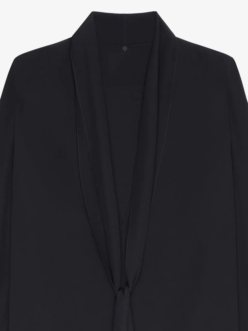 Long Removable Lavalliere Blouse