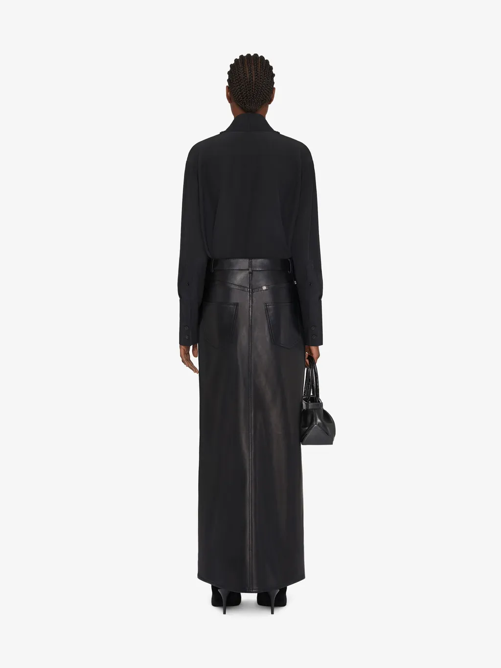 Long Removable Lavalliere Blouse