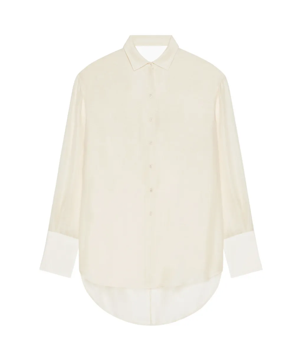 Oversized Draped Shirt