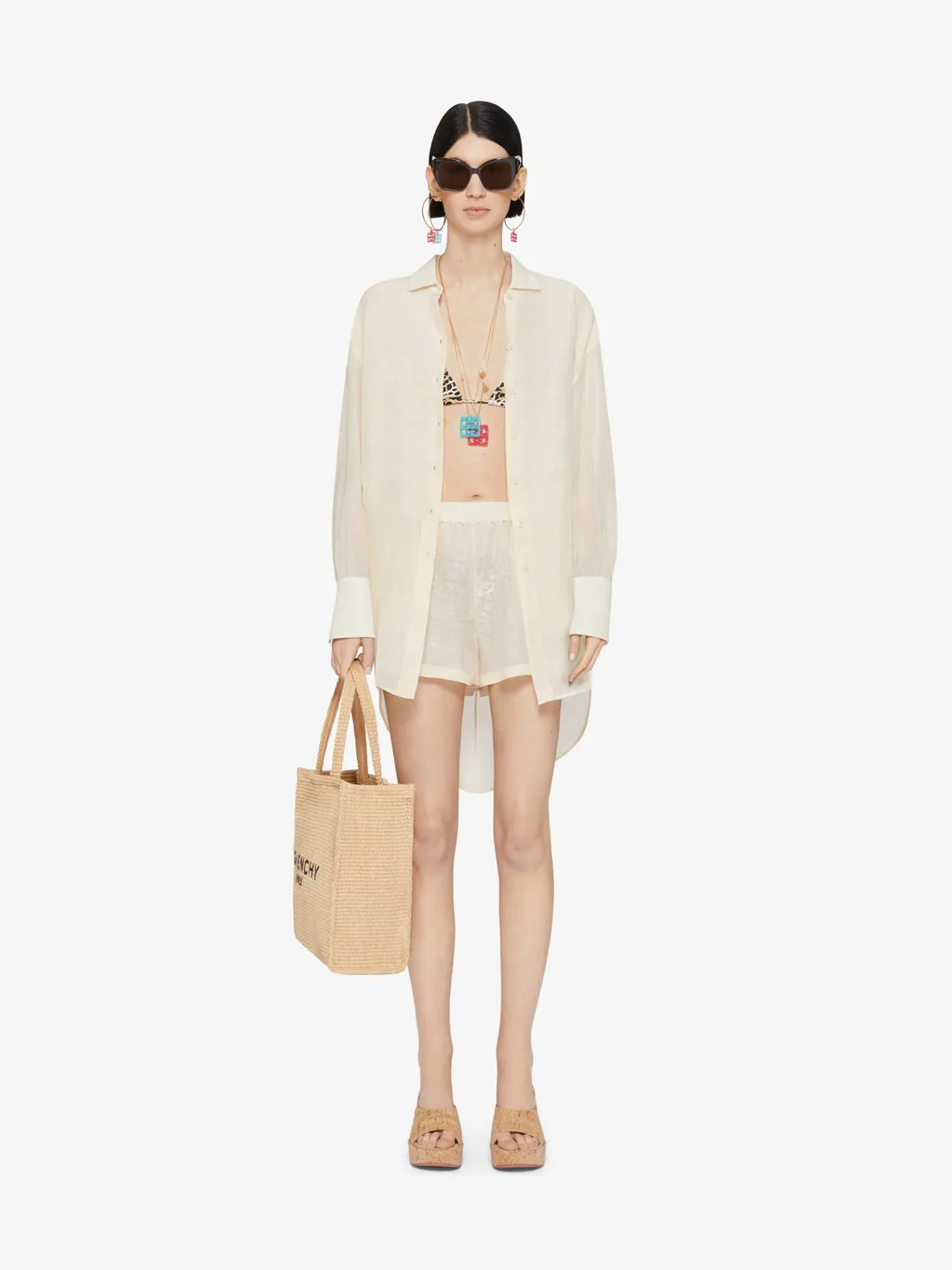 Oversized Draped Shirt