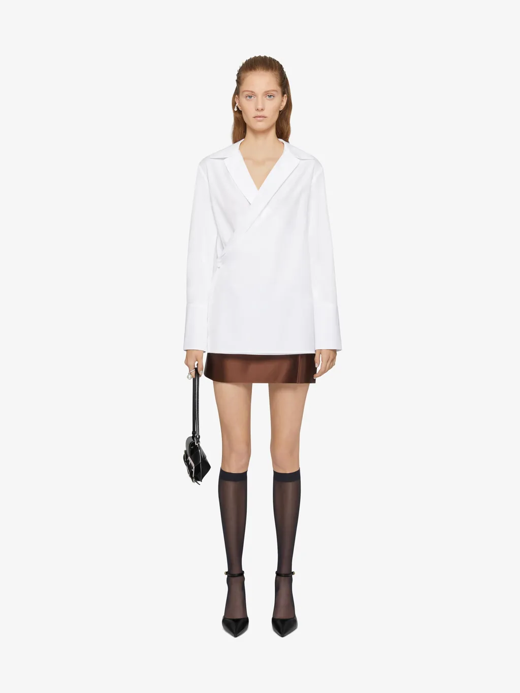 Wrapped Poplin Shirt