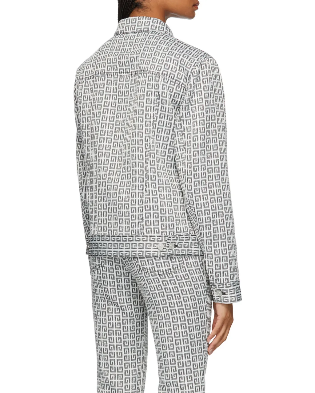 4G Jacquard Denim Jacket