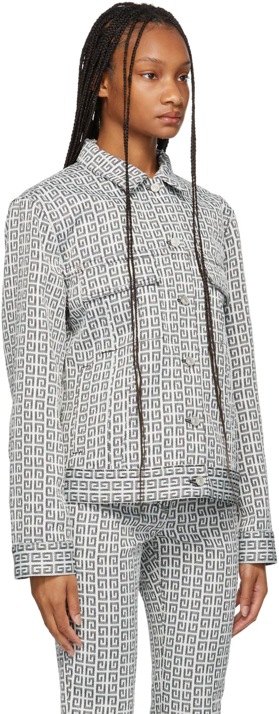 4G Jacquard Denim Jacket
