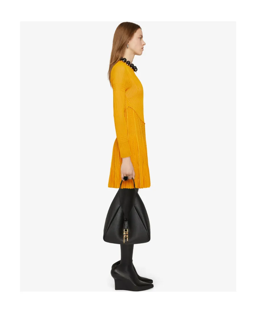 Crewneck Long-Sleeved Dress